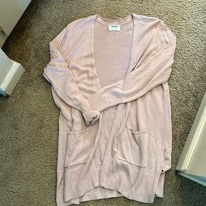 Light pink cardigan, Old Navy